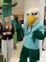 Photograph: [Scrappy the Eagle in UnionFest t-shirt]