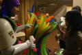 Primary view of [Balloon artist and students at Fall Collision]