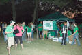 Primary view of [Tailgating tent at first pep-rally, 2007]