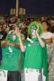 Photograph: [Painted face students at Homecoming game, 2007]