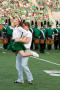 Thumbnail image of item number 1 in: '[Dancer in spin during UNT vs. Navy game, 2007]'.