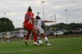 Primary view of [Brittany Cleveland protecting the ball]
