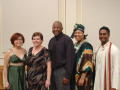 Photograph: [Faculty at African Heritage Banquet]