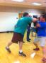 Primary view of [People practicing defensive moves]
