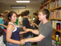 Photograph: [Students dancing in pairs at MC Open House]