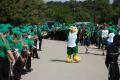 Primary view of [Green Brigade and Scrappy the Eagle]