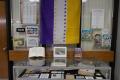 Photograph: [Suffrage books and postcards on display]