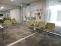 Photograph: [Waiting area in Multicultural Center offices]