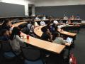 Photograph: [Students in seats at ASA meeting]