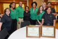 Photograph: [Office of Equal Opportunity at UNT Sack Lunch event]
