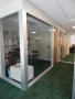 Photograph: [Glass walled office in MC]