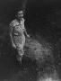 Photograph: [Photograph of Mary Liddell posing outdoors]