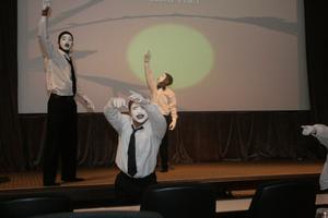 Primary view of object titled '[Mime performance at 2012 TABPHE conference 6]'.