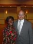 Photograph: [Unidentified man and Tracy at 2005 E&D Conference]