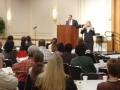 Photograph: [Man speaking at 2005 E&D Conference 2]
