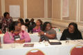Primary view of [Three women at 2012 TABPHE workshop]