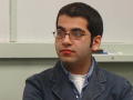 Photograph: [Young man in classroom at 2005 E&D Conference]