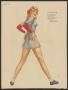 Thumbnail image of item number 1 in: '[Esquire Magazine Varga Girl Illustration: All-American Babe]'.