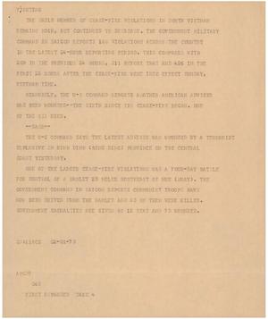 Primary view of object titled '[News Script: Fighting]'.