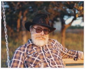 Primary view of object titled '[Portrait of Jim Marrs]'.