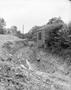 Primary view of [Photograph of a ditch in a construction site]