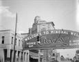Photograph: [Mineral Wells "Home of Crazy" sign]