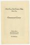 Primary view of [Commencement Program for the North Texas State Teachers College, May 30, 1934]