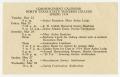 Primary view of [Commencement Calendar for North Texas State Teachers College, May 1934]