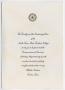 Primary view of [Commencement Invitation for North Texas State Teachers College, August 24, 1940]