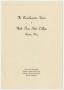 Pamphlet: [Commencement Program for North Texas State College, May 25, 1952]