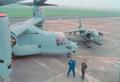 Photograph: [Bell Boeing V-22 Osprey and jet]