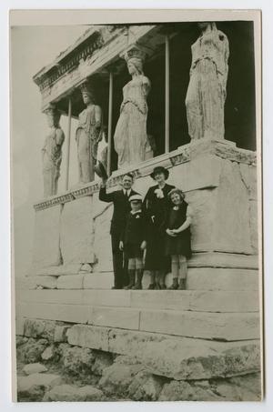 Primary view of object titled '[The Owsley family in Athens, Greece]'.