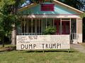 Photograph: [Dump Trump yard sign]