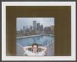 Photograph: [Man laying on a pool chair, rooftop pool in the background]