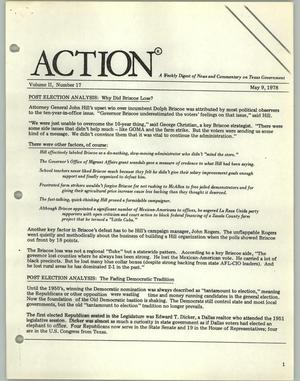 Primary view of object titled 'ACTION, Volume 2, Number 17, May 9, 1978'.