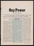 Thumbnail image of item number 3 in: '[Clipping: Gay power]'.