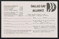 Text: [Dallas Gay Alliance membership card]