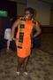 Photograph: [Student posing in Kente stole]