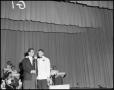 Primary view of [Pat Boone & Floyd "Fessor" Graham performing onstage]