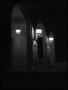 Primary view of [Business Admin Building Entrance at Night, 1960]