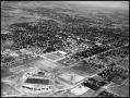 Photograph: Campus - Aerial - Fouts Field - 10/1951