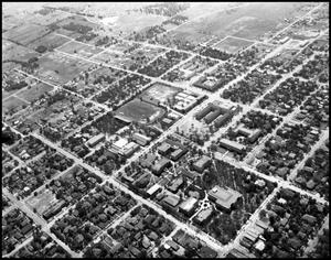 Primary view of object titled 'Campus - Aerial #1 - 9/1949'.