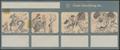 Thumbnail image of item number 1 in: '[Four-Panel storyboard with original drawings of Frosty Dog]'.