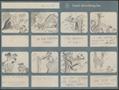 Thumbnail image of item number 1 in: '[Eight-panel storyboard of Frosty Dog, Pup, and a dragon, pt. 1]'.