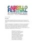 Primary view of [Cabrillo Festival of Contemporary Music cancellation notice letter]