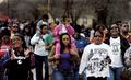 Photograph: [People at 2011 MLK march in Denton]