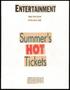 Primary view of [Clipping: Summer's hot tickets]