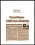 Primary view of [Clipping: Texas House: AIDS not a disability]