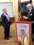 Photograph: [Induction of Kenneth L. Irons, Jr. at TXSSAR Dallas Chapter meeting,…