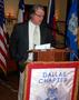 Photograph: [Warren Johnson speaks at TXSSAR Dallas Chapter meeting: August 11, 2…